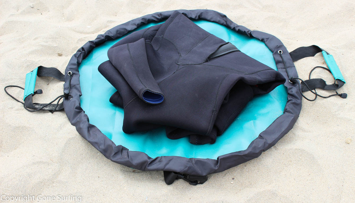 Wetsuit Changing Mat to Water Proof Dry Bag w/ Padded Handles – Gone Surfing  Company
